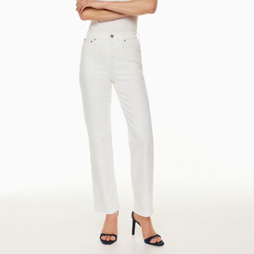 Denim Forum The Arlo High Rise Straight Leg